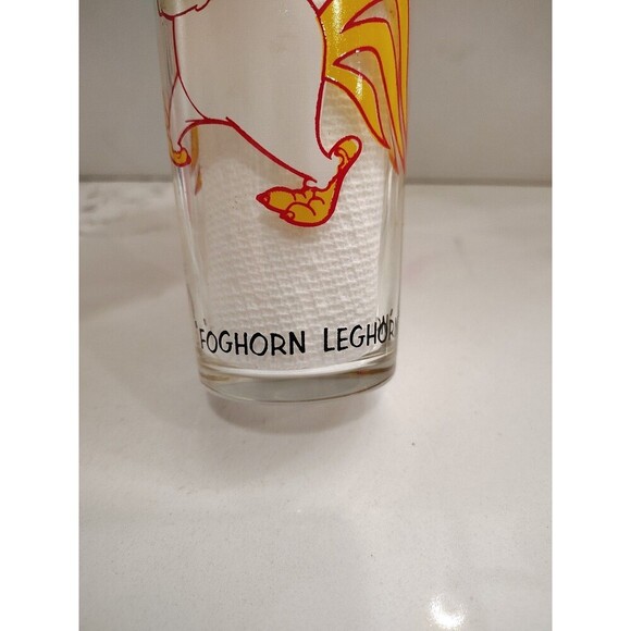 Vintage Foghorn Leghorn Glass Tumbler Pepsi Collector Series Cartoon Character - Picture 9 of 12